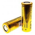 Акумулятор Li-ion 18500 Vapcell 2200mAh 3,7V 4A без захисту