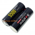 Акумулятор 26650 Soshine 5500mah 3.7V із захистом