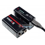 USB акумулятор Крона Li-Ion Soshine 9V 500mah з портом Type-C для заряджання та індикатором рівня заряду