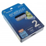 2 акумулятори AA Panasonic Eneloop 2000 mah BK-3MCDE/2BE в картонній еко-упаковці EcoBox