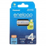 4 акумулятори AA Panasonic Eneloop 2000 mah BK-3MCDE/4BE в картонній еко-упаковці EcoBox