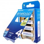 4 акумулятори AA Panasonic Eneloop 2000 mah BK-3MCDE/4BE в картонній еко-упаковці EcoBox