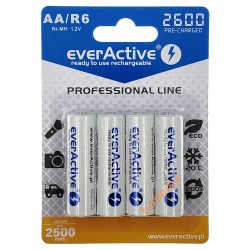 AA EverActive 2600 mah - 4 шт. в блістері