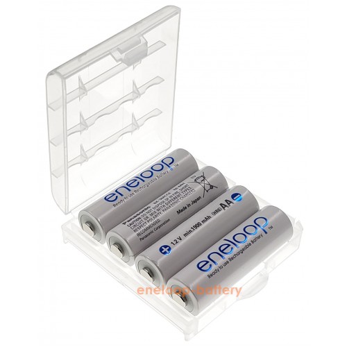 Акумулятори AA Panasonic Eneloop 2000 mah BK-3MCDE - упаковка 4 шт в пластиковому боксі