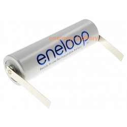 AA Panasonic Eneloop 2000 mah BK-3MCDE із виводами під пайку