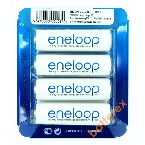 AA Panasonic Eneloop 2000mAh (min.1900mAh) BK-3MCCE/4LE Sliding Pack (ціна за упаковку 4 шт.)