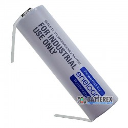 AA Panasonic Eneloop Industrial min.1900 mah BK-3MCCF на 2100 циклів із виводами під пайку, оригінал Японія