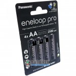 Акумулятори AA Panasonic Eneloop Pro 2600 mah BK-3HCDE/4CP EcoBox - 4 шт. в картонній екологічній упаковці - Оригінал-Японія