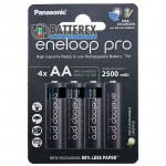 Акумулятори AA Panasonic Eneloop Pro 2600 mah BK-3HCDE/4CP EcoBox - 4 шт. в картонній екологічній упаковці - Оригінал-Японія