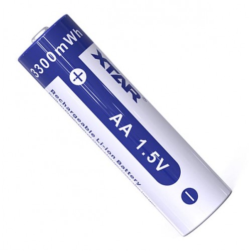 Акумулятор АА літій-іонний 1.5V XTAR 3300mWh 2200mah