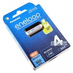 4 акумулятори AAA Panasonic Eneloop 8100 mah BK-4MCDE 4BE EcoBox в картонній еко-упаковці