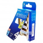 4 акумулятори AAA Panasonic Eneloop 8100 mah BK-4MCDE 4BE EcoBox в картонній еко-упаковці