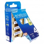 4 акумулятори AAA Panasonic Eneloop 8100 mah BK-4MCDE 4BE EcoBox в картонній еко-упаковці