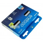 8 акумуляторів AAA Panasonic Eneloop 8100 mah BK-4MCDE 8BE EcoBox в картонній еко-упаковці