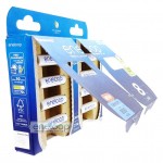 8 акумуляторів AAA Panasonic Eneloop 8100 mah BK-4MCDE 8BE EcoBox в картонній еко-упаковці