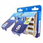 8 акумуляторів AAA Panasonic Eneloop 8100 mah BK-4MCDE 8BE EcoBox в картонній еко-упаковці