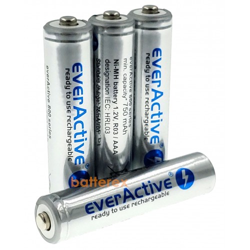 AAA EverActive 800 mah Silver Line поштучно від 1 шт.
