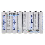 8 акумуляторів AAA Panasonic Eneloop 800 mah BK-4MCDE 8HH New EcoBox в картонній еко-упаковці 2023 року