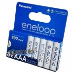 8 акумуляторів AAA Panasonic Eneloop 800 mah BK-4MCDE 8HH New EcoBox в картонній еко-упаковці 2023 року