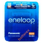 AAA Panasonic Eneloop 800 mah - 4 аккумулятора в слайд-блистере Sliding Pack
