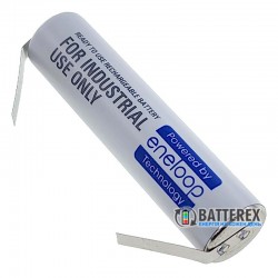 AAA Panasonic Eneloop Industrial min.750 mah BK-4MCCF на 2100 циклів із виводами під пайку, оригінал Японія