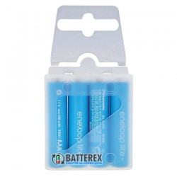 AAA Panasonic Eneloop Lite 600 mah BK-4LCCE, 3000 циклів, упаковка 4 шт. в пластиковому кейсі