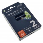 Акумулятори AAA Panasonic Eneloop Pro 980 mah - 2 шт. в картонній упаковці EcoBox - Оригінал-Японія