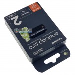 Акумулятори AAA Panasonic Eneloop Pro 980 mah - 2 шт. в картонній упаковці EcoBox - Оригінал-Японія