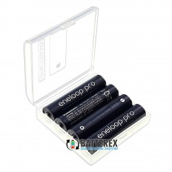 AAA Panasonic Eneloop Pro 980mAh (min.930mAh) BK-4HCDE - упаковка 4 шт. в пластиковому боксі
