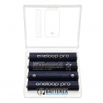 Акумулятори AAA Panasonic Eneloop Pro 980mAh 930mAh BK-4HCDE - 4 шт. в пластиковому боксі