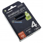 Акумулятори AAA Panasonic Eneloop Pro 980 mah - 4 шт. в картонній упаковці EcoBox - Оригінал-Японія