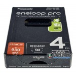 Акумулятори AAA Panasonic Eneloop Pro 980 mah - 4 шт. в картонній упаковці EcoBox - Оригінал-Японія