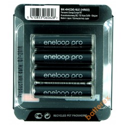 AAA Panasonic Eneloop Pro 980mah (min.930mah) BK-4HCDE/4LE Sliding Pack (цена за упаковку 4 шт.)