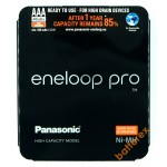 AAA Panasonic Eneloop Pro 980mah (min.930mah) BK-4HCDE/4LE Sliding Pack (цена за упаковку 4 шт.)