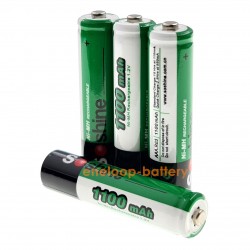 AAA Soshine 1100 mah - поштучно - ціна за 1 шт.