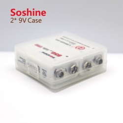 Пластиковий бокс Soshine SBC-018 на 2 акумулятори Крона