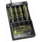 LiitoKala Lii-500S – продвинута зарядка для AA/AAA/Li-ion (заряд, розряд, тест, струм до 2А, сенсорне керування). Оригінал, гарантія 12 місяців.
