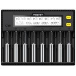 MIBOXER C8 - універсальна 8-канальна зарядка для Ni-MH/Ni-Cd/Li-ion/LiFePO4 акумуляторів. Гарантія 12 місяців.