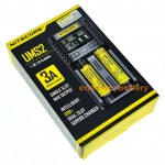 Швидка універсальна зарядка Nitecore UMS2 на 2 канали зі струмом заряду до 3А та підключенням через USB