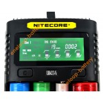Швидка універсальна зарядка Nitecore UMS4 на 4 канали зі струмом заряду до 3А та підключенням через USB