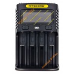 Швидка універсальна зарядка Nitecore UMS4 на 4 канали зі струмом заряду до 3А та підключенням через USB