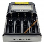 Швидка універсальна зарядка Nitecore UMS4 на 4 канали зі струмом заряду до 3А та підключенням через USB