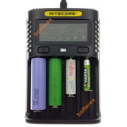 Nitecore UM4 - швидка універсальна 4-канальна USB-зарядка. Оригінал, гарантія 12 місяців