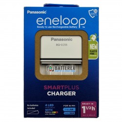 Panasonic Eneloop BQ-CC55E Smart&Quick EcoBox - швидкий зарядний пристрій із кольоровою індикацією рівня заряду акумуляторів