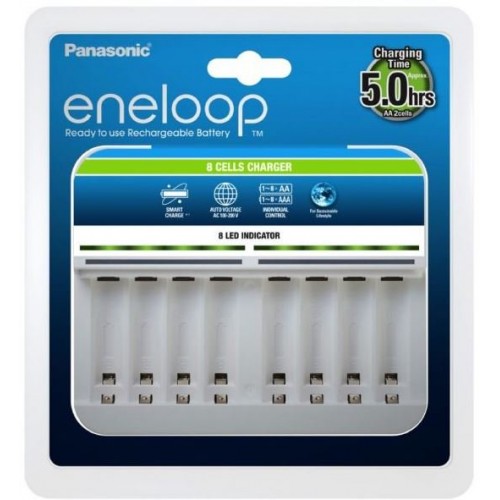 Panasonic Eneloop BQ-CC63 Advanced Charger - зарядний пристрій на 8 каналів для АА/ААА акумуляторів