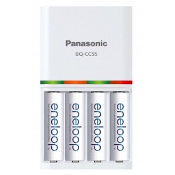 Зарядний пристрій Panasonic Eneloop BQ-CC55 Smart&Quick + 4 акумулятори AA Panasonic Eneloop 2000mah