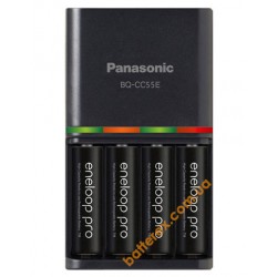 Зарядний пристрій Panasonic Eneloop BQ-CC55 Smart&Quick + 4 акумулятори AA Panasonic Eneloop Pro 2600mah