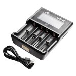 XTAR VC4 - зарядний пристрій для Li-Ion та Ni-MH (AA, AAA, C, D) акумуляторів